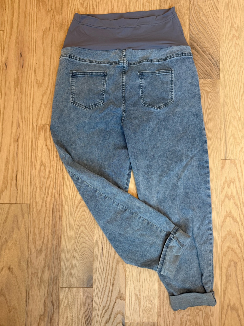 Men's Blue Denim Jeans - Classic Straight Fit - Picture 3 of 3